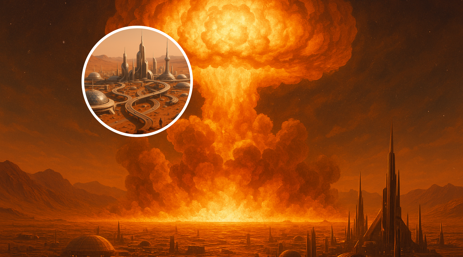Harvard Physicist Claims an Alien Nuclear Explosion Wiped Out Ancient Civilization on Mars